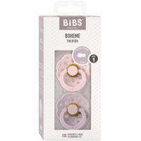 BIBS Pacifier Boheme Latex - Blossom/Dusky Lilac Size 1